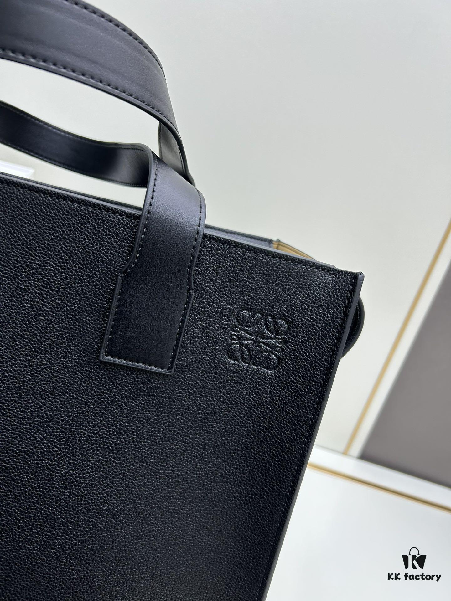 6930d87e6e68136f4d9b1769 Loewe Buckle Tote Bag, New Zip Version Men's Tote, Model 3050A