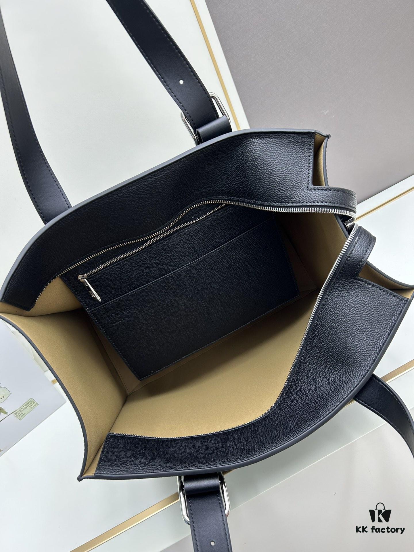 6930d8806e68136f4d9b176c Loewe Buckle Tote Bag, New Zip Version Men's Tote, Model 3050A
