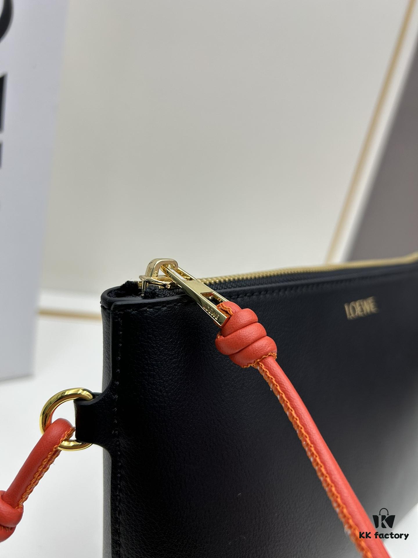 6930d88f6e68136f4d9b1782 2024 New Arrival Knot T Shiny Nappa Calf Leather Clutch Bag Model S3045