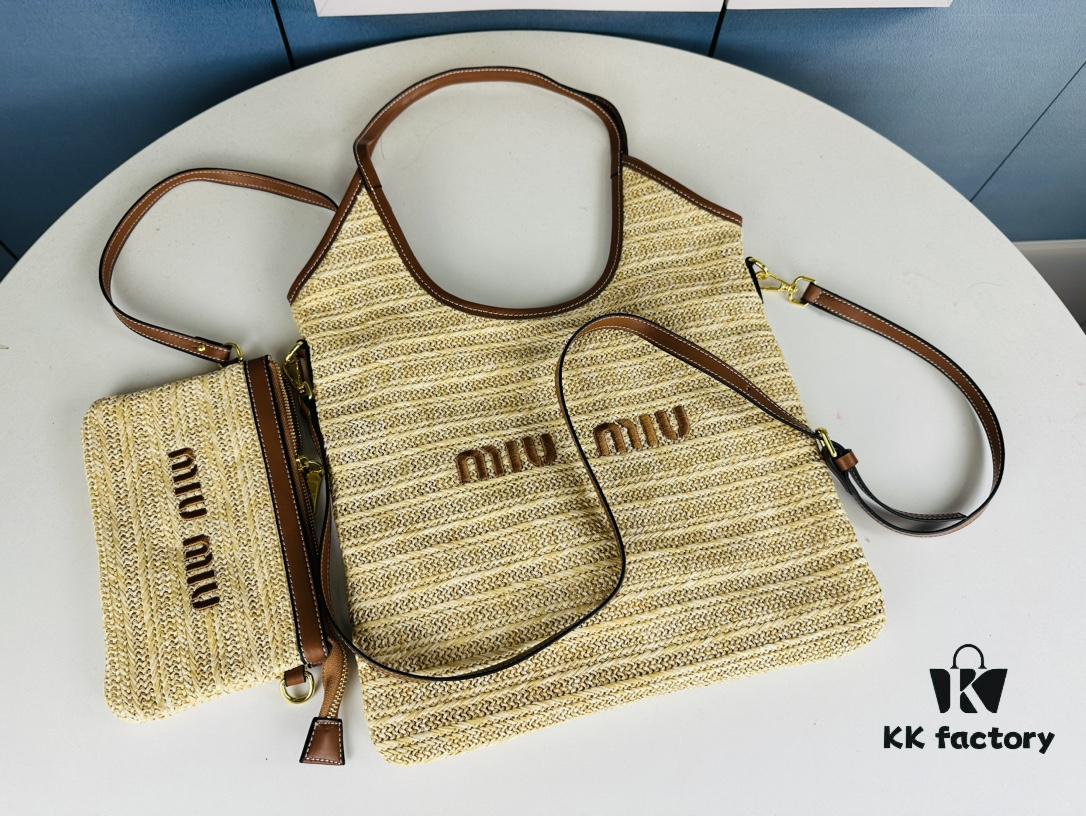 6930d8a36e68136f4d9b179a New Arrival Miu Miu Rattan Bag – Perfect for Everyday Use