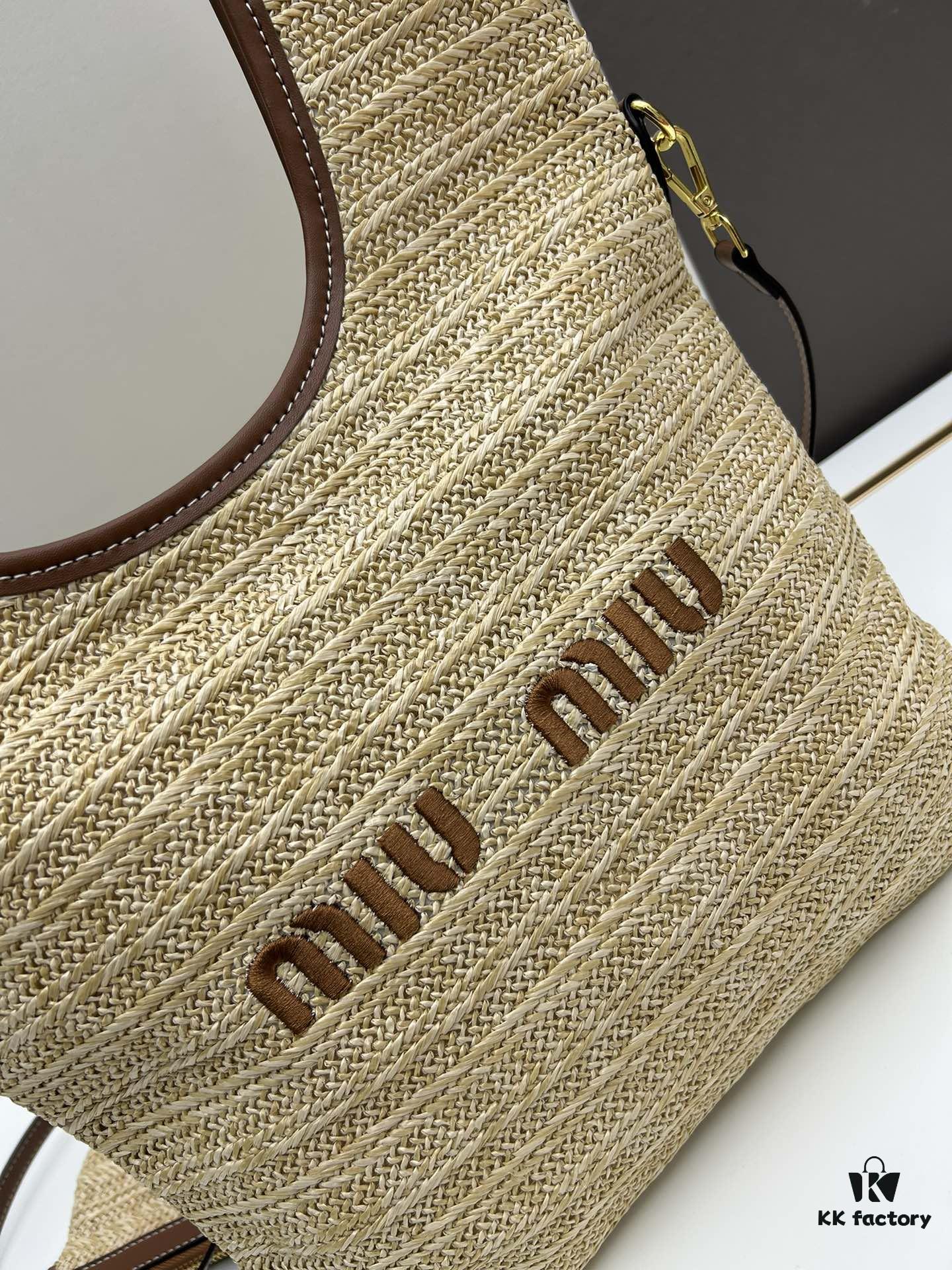 6930d8ad6e68136f4d9b17a8 New Arrival MiuMiu Rattan Bag – Perfect for Everyday Use