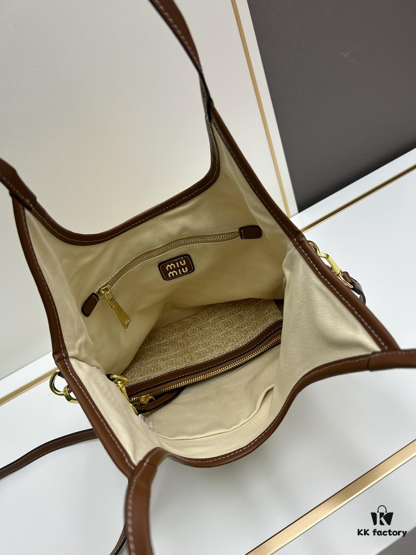 6930d8bb6e68136f4d9b17b6 New Arrival MiuMiu Rattan Bag – Perfect for Everyday Use