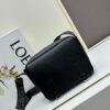 6930d8da6e68136f4d9b17d5 Loewe New Soft Smooth Calfskin Leather and Jacquard Fabric Military Messenger Bag for Men