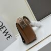 6930d8de6e68136f4d9b17d8 Loewe New Soft Smooth Cowhide Leather and Jacquard Fabric Military Messenger Bag for Men