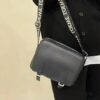 6930d8e46e68136f4d9b17de Loewe New Soft Smooth Cowhide Leather and Jacquard Fabric Military Messenger Bag for Men