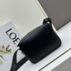6930d8e56e68136f4d9b17e3 Loewe New Soft Smooth Calfskin Leather and Jacquard Fabric Military Messenger Bag for Men