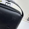 6930d8e66e68136f4d9b17e4 Loewe New Soft Smooth Calfskin Leather and Jacquard Fabric Military Messenger Bag for Men