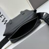6930d8eb6e68136f4d9b17e8 Loewe New Soft Smooth Calfskin Leather and Jacquard Fabric Military Messenger Bag for Men