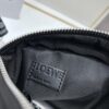 6930d8eb6e68136f4d9b17e9 Loewe New Soft Smooth Calfskin Leather and Jacquard Fabric Military Messenger Bag for Men