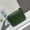 6930d8ec6e68136f4d9b17ea Loewe New Soft Smooth Cowhide Leather and Jacquard Fabric Military Messenger Bag for Men
