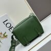 6930d8ec6e68136f4d9b17eb Loewe New Soft Smooth Cowhide Leather and Jacquard Fabric Military Messenger Bag for Men