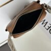 6930d8f06e68136f4d9b17ee Loewe New Soft Smooth Cowhide Leather and Jacquard Fabric Military Messenger Bag for Men