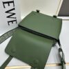 6930d8f26e68136f4d9b17f0 Loewe New Soft Smooth Cowhide Leather and Jacquard Fabric Military Messenger Bag for Men