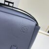 6930d8f76e68136f4d9b17f7 Loewe New Soft Smooth Calfskin Leather and Jacquard Fabric Military Messenger Bag for Men