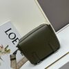 6930d8f96e68136f4d9b17fb Loewe New Soft Smooth Cowhide Leather and Jacquard Fabric Military Messenger Bag for Men