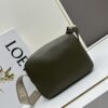 6930d8fa6e68136f4d9b17fd Loewe New Soft Smooth Cowhide Leather and Jacquard Fabric Military Messenger Bag for Men