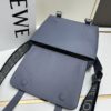 6930d8fb6e68136f4d9b17fe Loewe New Soft Smooth Calfskin Leather and Jacquard Fabric Military Messenger Bag for Men