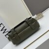 6930d8fd6e68136f4d9b1801 Loewe New Soft Smooth Cowhide Leather and Jacquard Fabric Military Messenger Bag for Men