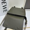 6930d8ff6e68136f4d9b1802 Loewe New Soft Smooth Cowhide Leather and Jacquard Fabric Military Messenger Bag for Men