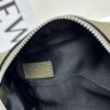 6930d8ff6e68136f4d9b1803 Loewe New Soft Smooth Cowhide Leather and Jacquard Fabric Military Messenger Bag for Men
