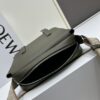 6930d8ff6e68136f4d9b1804 Loewe New Soft Smooth Cowhide Leather and Jacquard Fabric Military Messenger Bag for Men