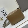 6930d9016e68136f4d9b1807 Loewe New Soft Smooth Cowhide Leather and Jacquard Fabric Military Messenger Bag for Men