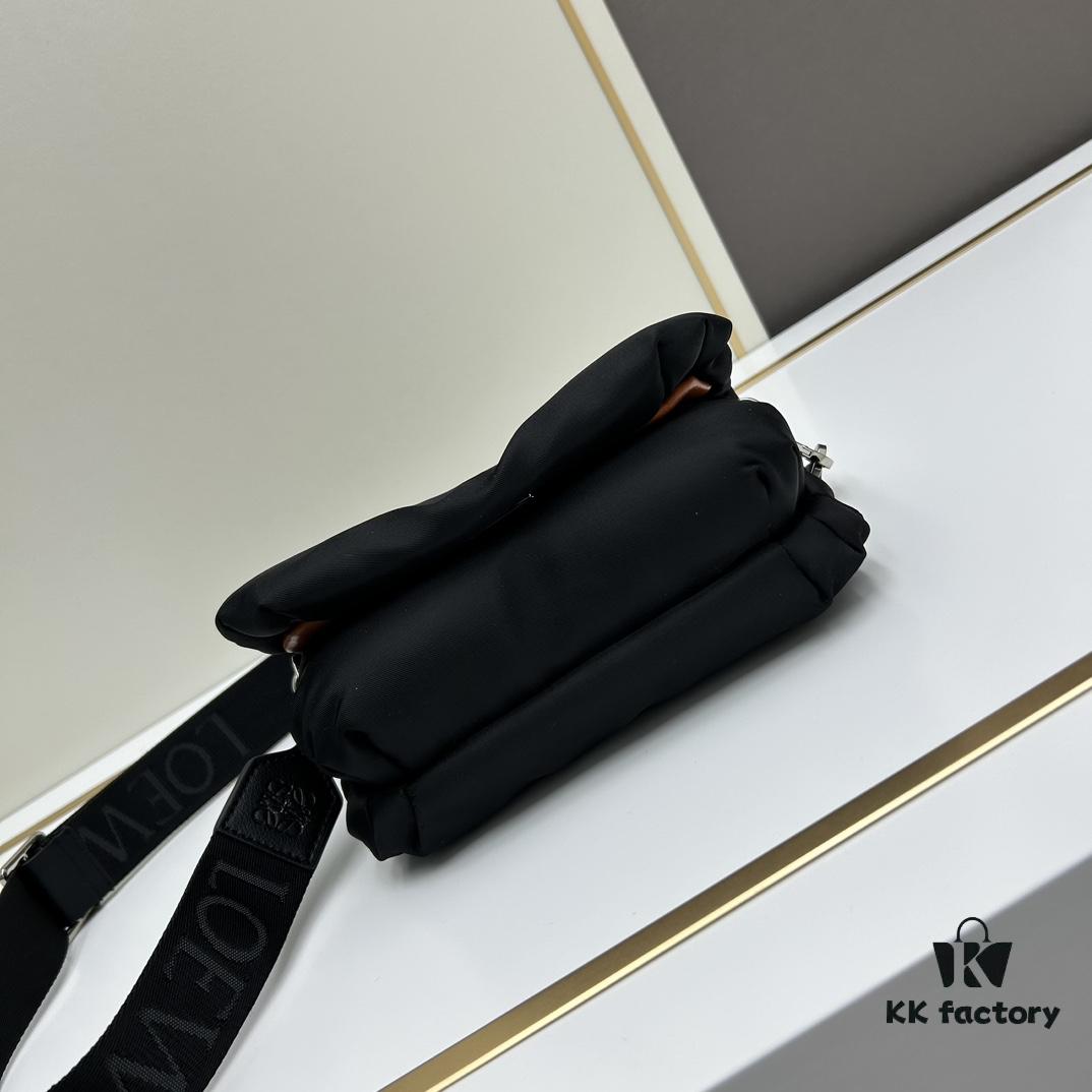 6930d90f6e68136f4d9b1821 LOEWE Mini Nylon Puffer Goya Bag