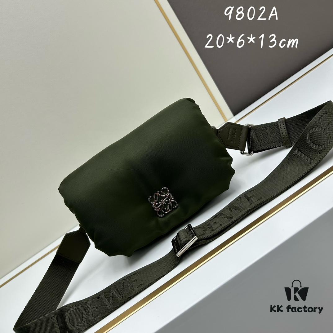 6930d9146e68136f4d9b182a LOEWE Mini Nylon Puffer Goya Bag