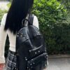 Top Grain Leather Ba1enciaga Le Cagole Studs Backpack – A Fashionable Bag That Elevates Your Entire Outfit