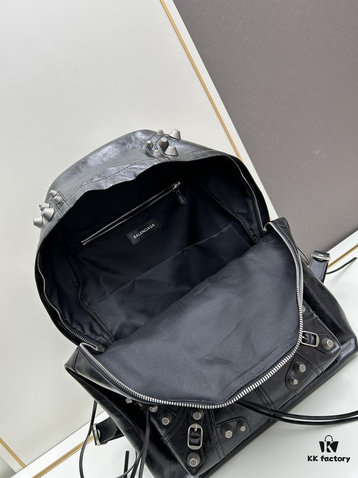 6930d9216e68136f4d9b183d Genuine Leather Ba1enciaga Le Cagole Studs Backpack – A Stylish Accessory That Elevates Your Entire Outfit