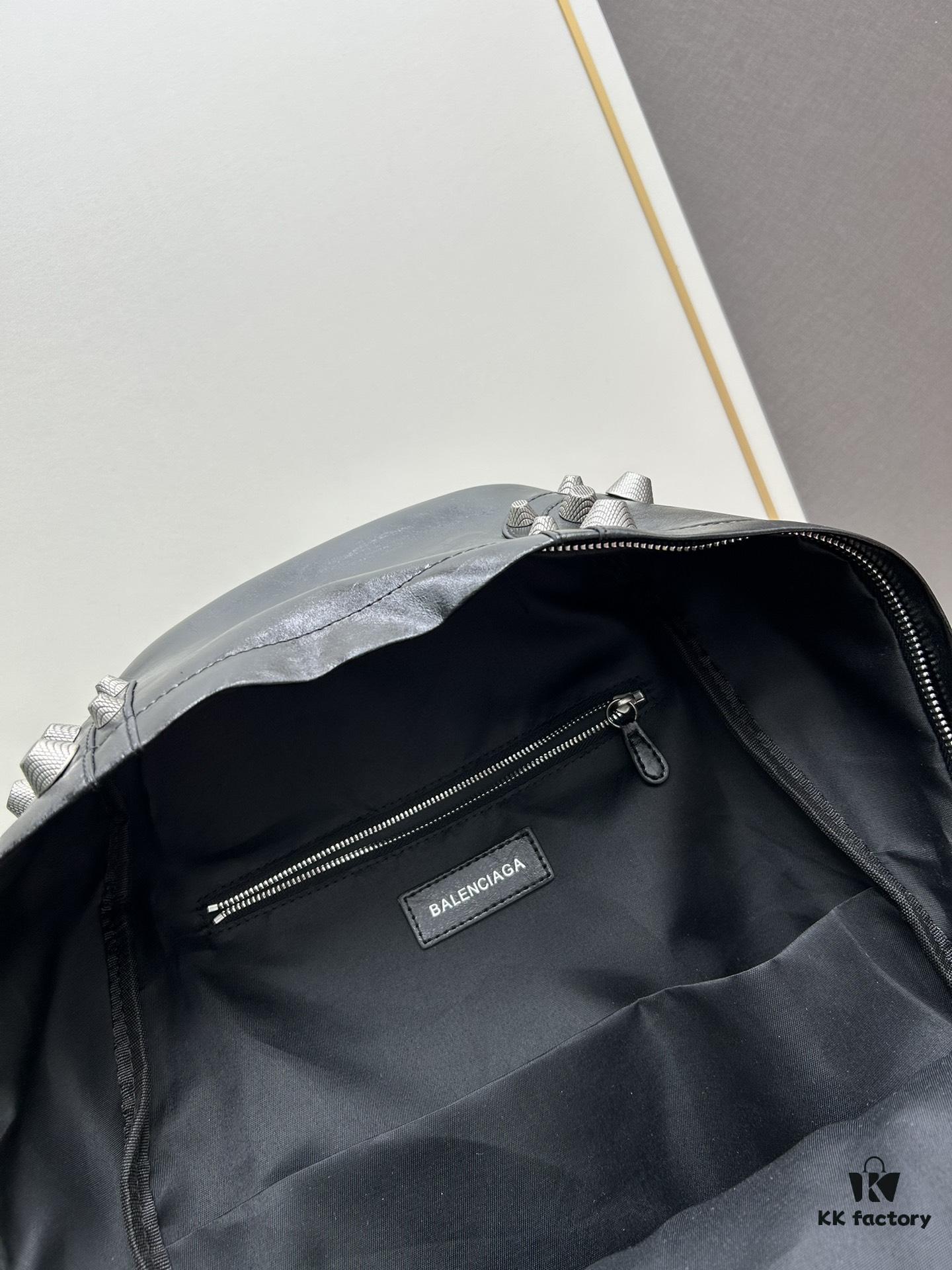 6930d9236e68136f4d9b183f Genuine Leather Ba1enciaga Le Cagole Studs Backpack – A Stylish Accessory That Elevates Your Entire Outfit
