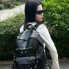 Top Grain Leather Ba1enciaga Le Cagole Studs Backpack – A Fashionable Bag That Elevates Your Entire Outfit