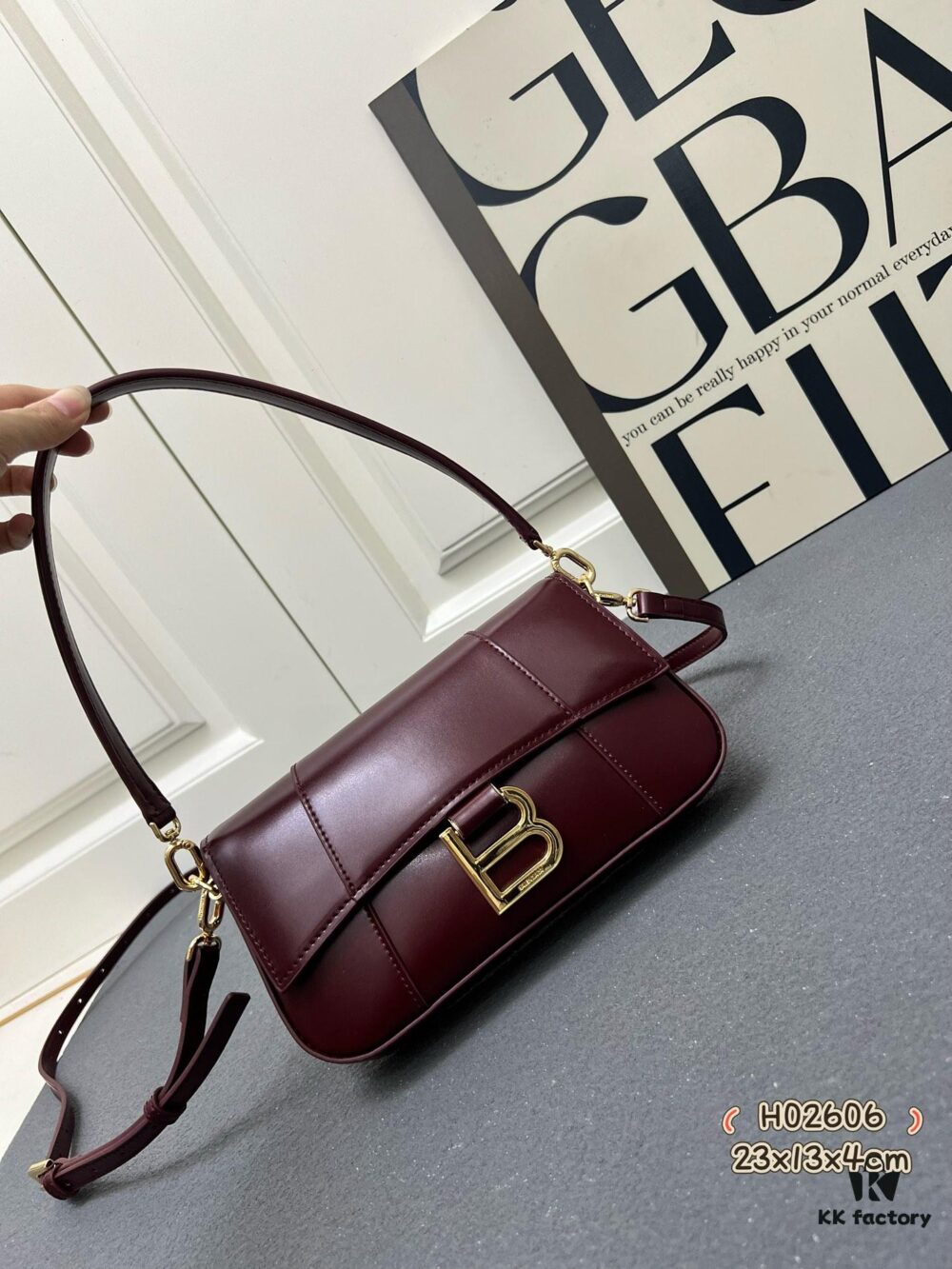 6930d9786e68136f4d9b18ac Top Grain Leather Balenciaga Paris, 23x13x4cm, 2025 New Arrival Niche Bag