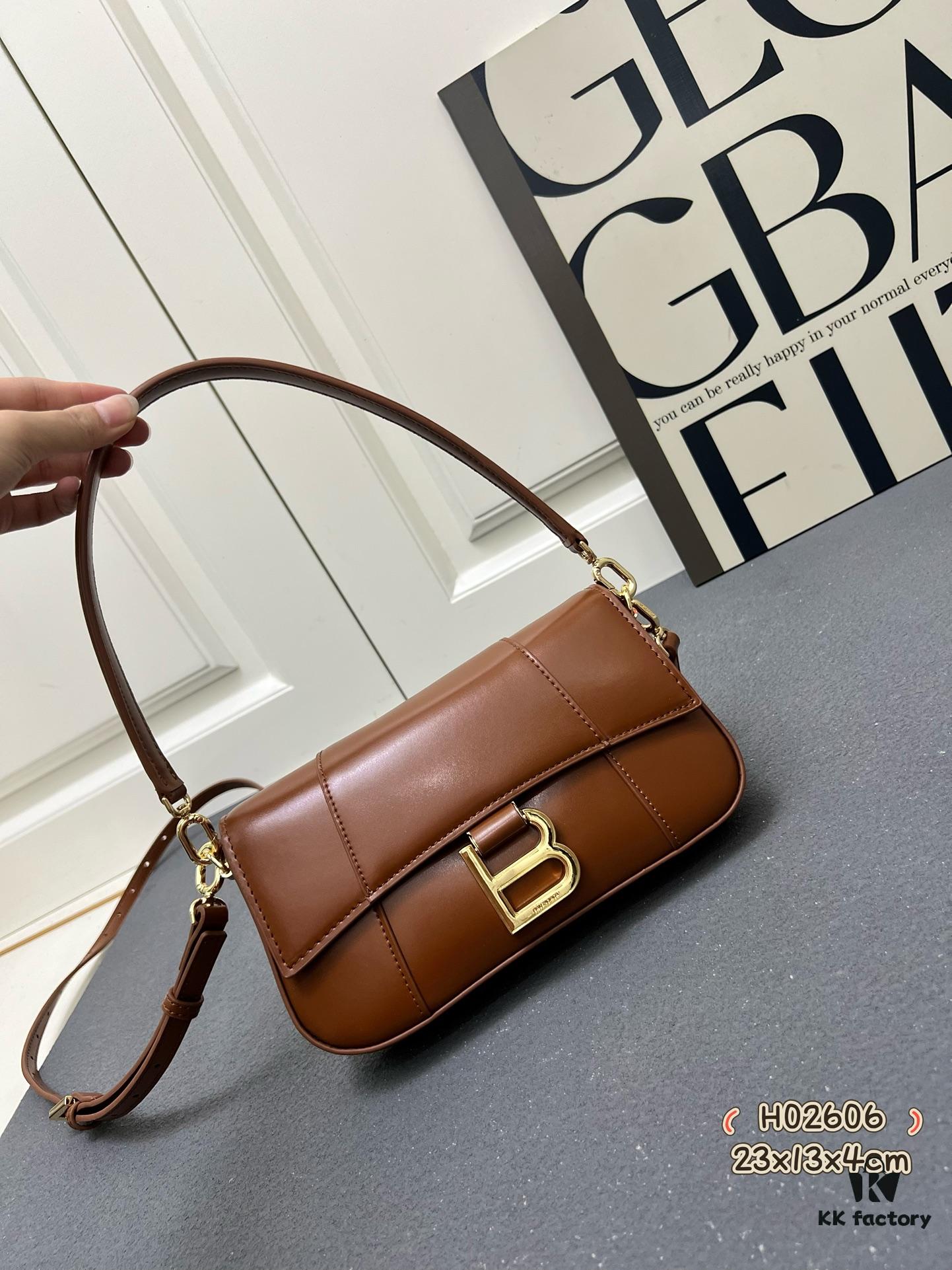 6930d9896e68136f4d9b18bf Top Grain Cow Leather Balenciaga Paris, 23x13x4cm, 2025 New Arrival Niche Bag for Early Risers