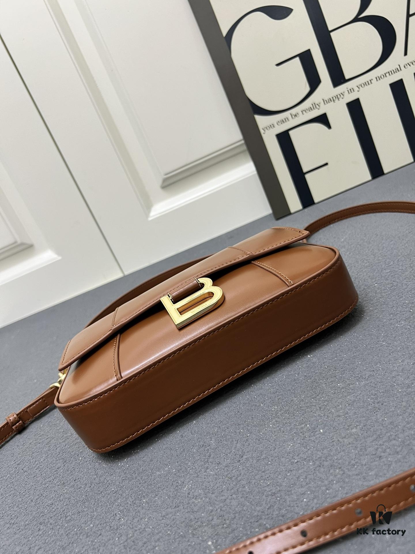 6930d98d6e68136f4d9b18c6 Top Grain Cow Leather Balenciaga Paris, 23x13x4cm, 2025 New Arrival Niche Bag for Early Risers