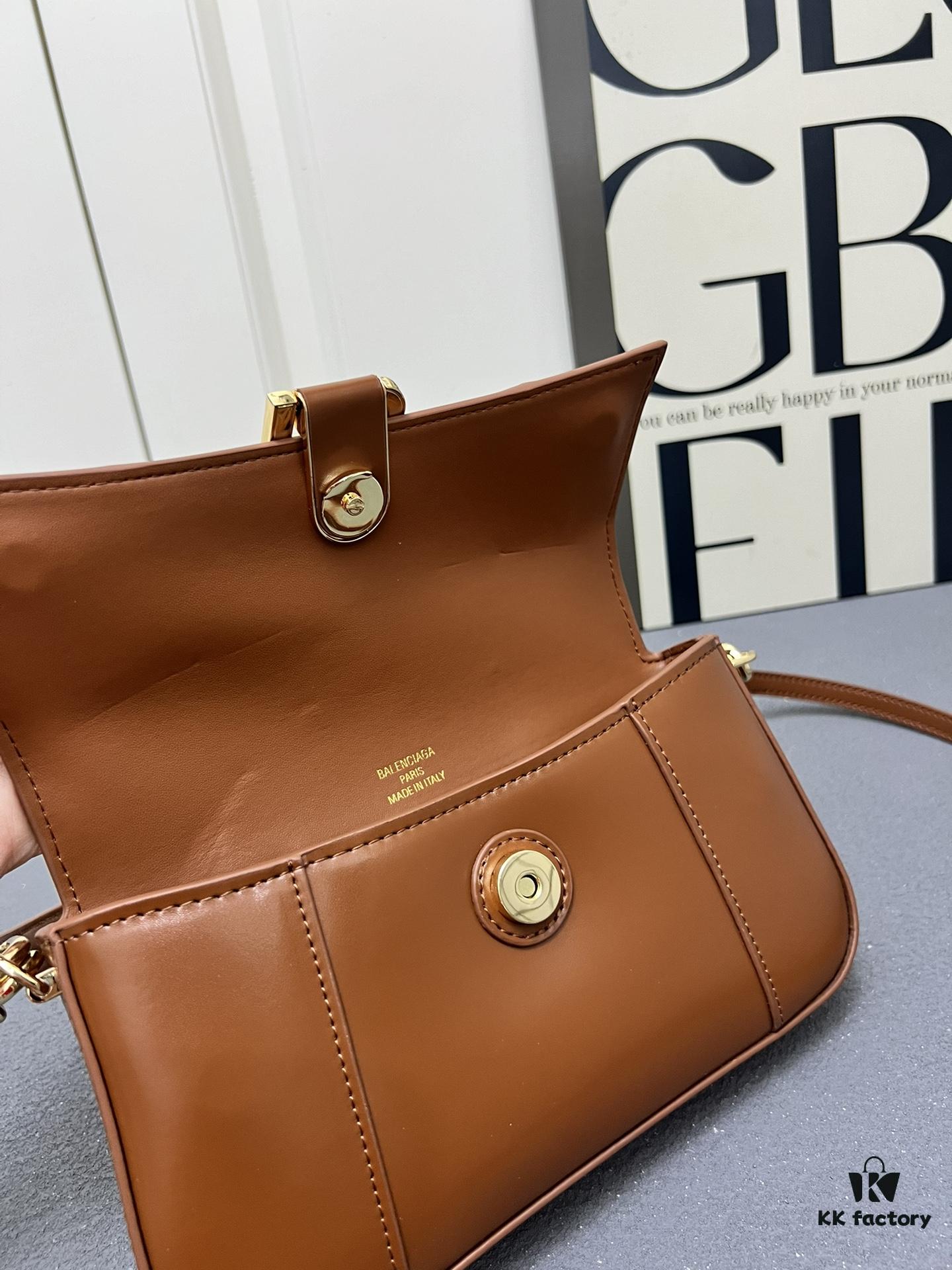 6930d98e6e68136f4d9b18c7 Top Grain Cow Leather Balenciaga Paris, 23x13x4cm, 2025 New Arrival Niche Bag for Early Risers