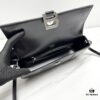 In Stock‼️ Large Size [Black-Silver Plain Weave] BALENCIAGO Hourglass Crossbody Bag