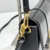 6930d99e6e68136f4d9b18e1 Hot Selling Genuine BALENCIAGA Hourglass Crossbody Bag in Black and Gold Plain Texture - Large Size