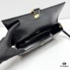 6930d9a06e68136f4d9b18e6 Hot Selling Genuine BALENCIAGA Hourglass Crossbody Bag in Black and Gold Plain Texture - Large Size