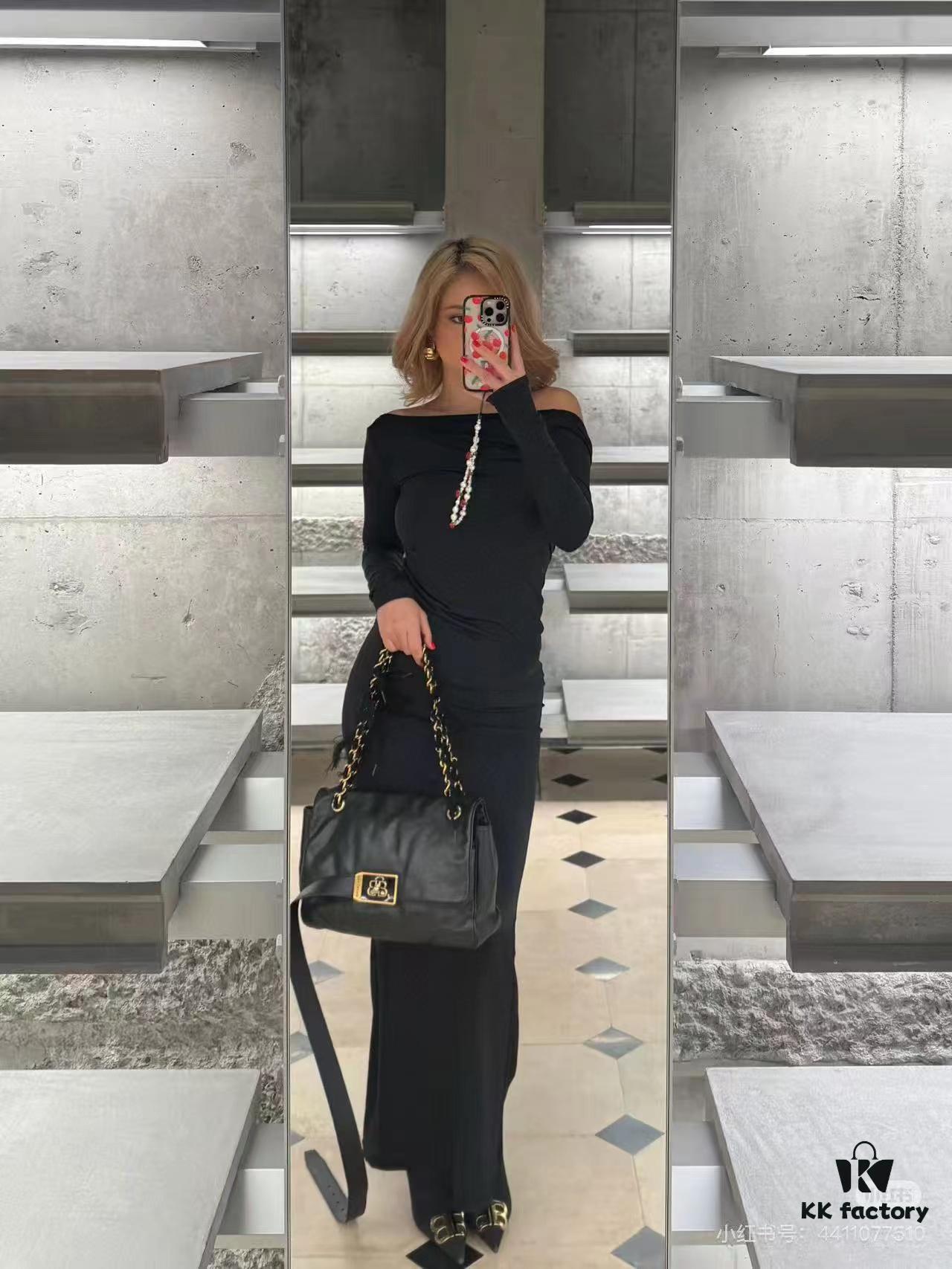 6930d9df6e68136f4d9b193a Large Size Luxury Commuter Bag 💜 MODU FLAP CHAIN BAG in Imported Full-Grain Leather
