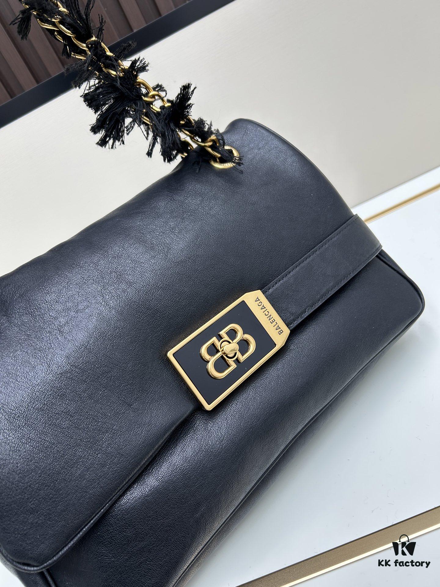 6930d9eb6e68136f4d9b1949 Large Size Luxury Commuter Bag 💜 MODU FLAP CHAIN BAG in Premium Imported Full-Grain Leather