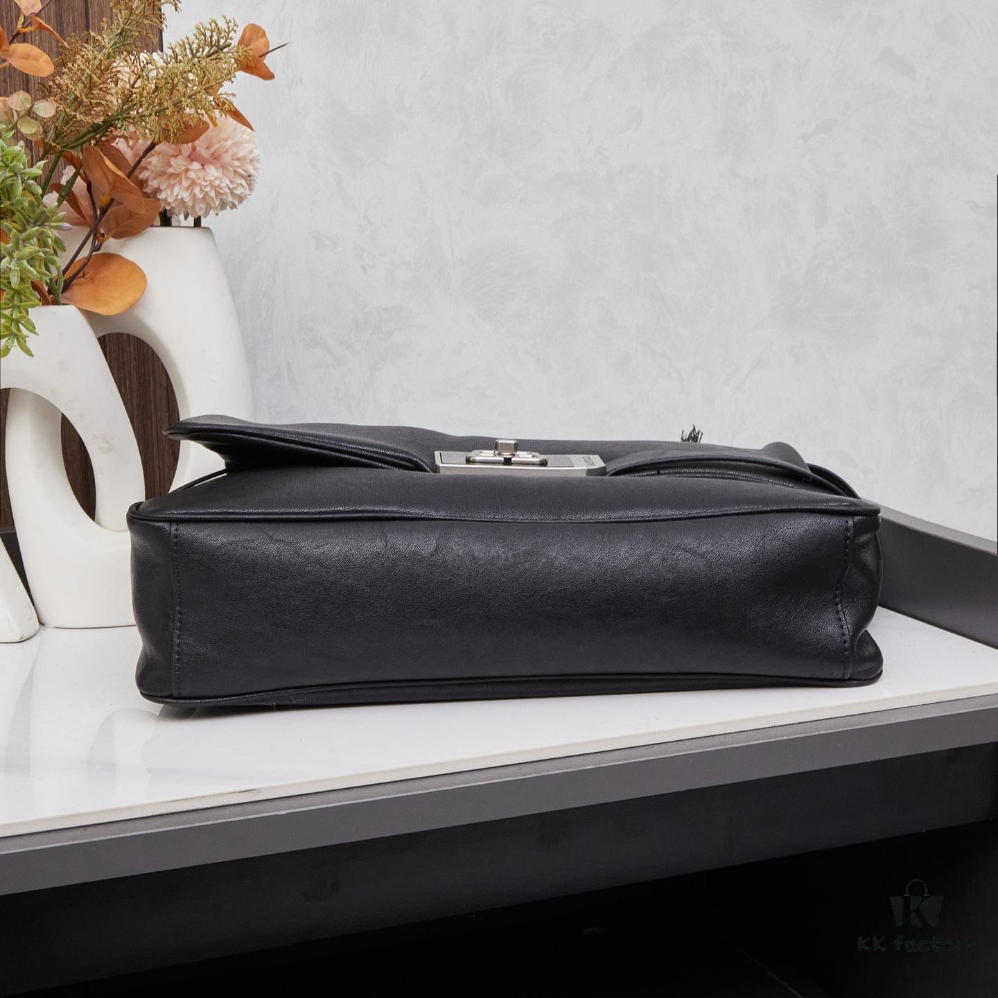 Large Size Luxury Commuter Bag 💜 Cool Must-Have Item, Imported Full-Grain Leather