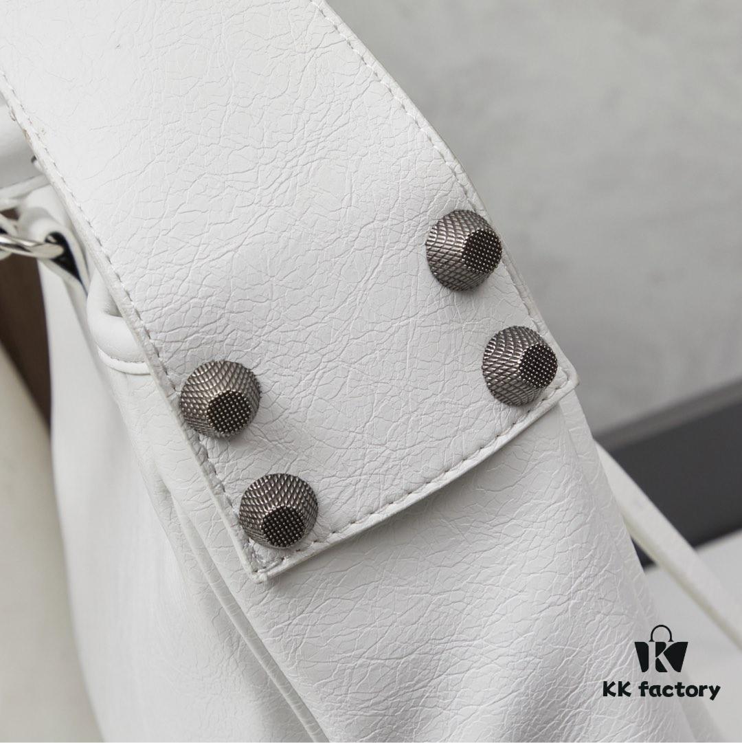 6930da7e6e68136f4d9b1a07 Street King! Balenciaga Motorcycle Bag with Studs