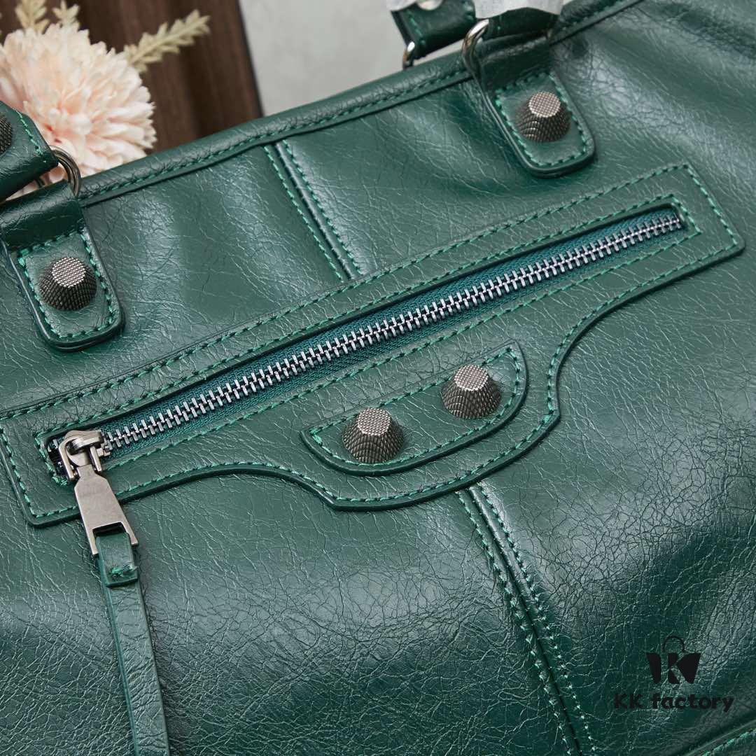 6930da866e68136f4d9b1a16 Streetwear Statement! Balenciaga Motorcycle Bag with Studs
