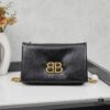 6930daa26e68136f4d9b1a3e Black and Silver Bally x Monaco Puff Bag with Box