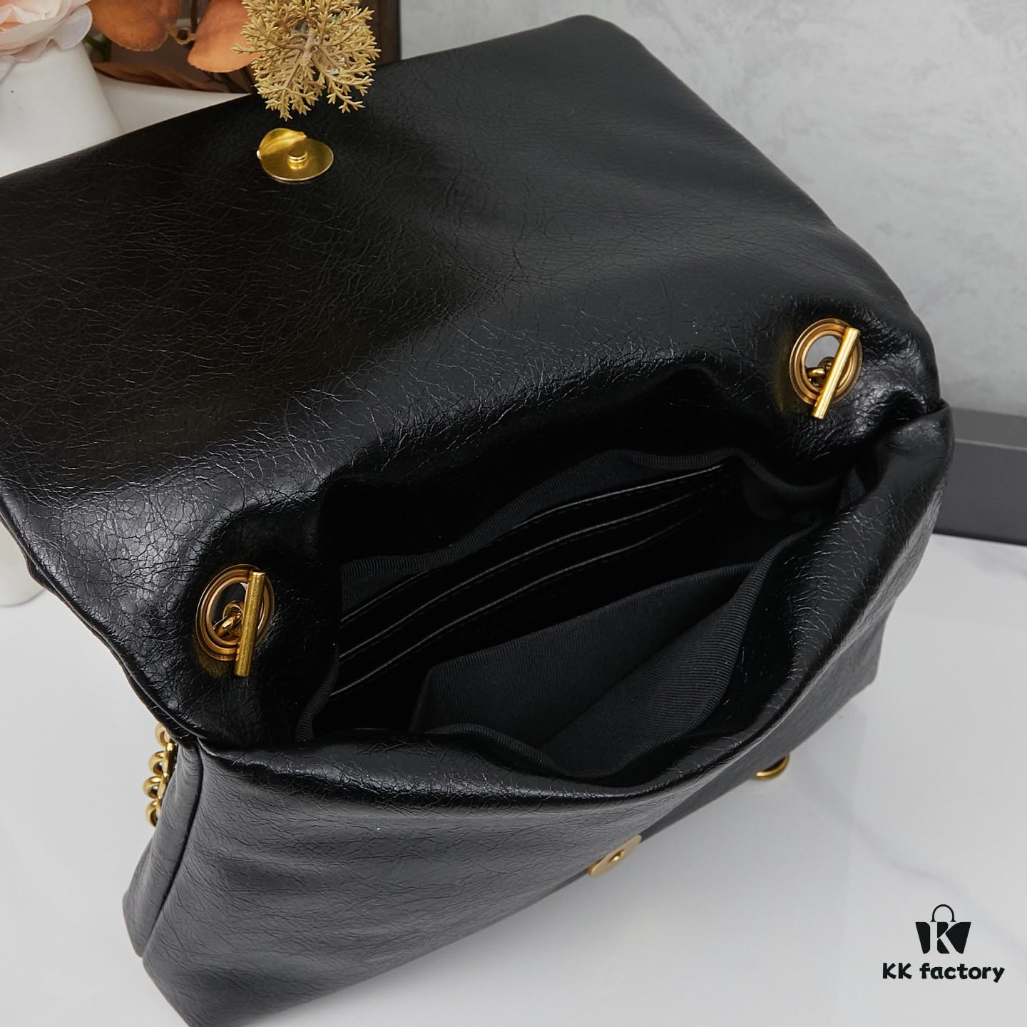 6930daa86e68136f4d9b1a45 Black and Silver Bally x Monaco Puff Bag with Box