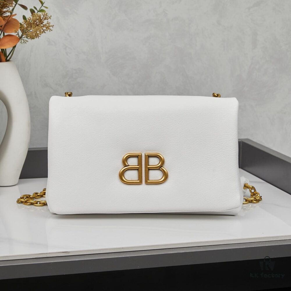 6930dab56e68136f4d9b1a56 Balenciaga Monaco Puff Black and Silver with Box
