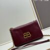 6930db506e68136f4d9b1b12 Balenciaga Monaco Puff Bag in Black and Silver with Box