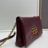 Balenciaga Monaco Puff Black and Silver Bag with Box