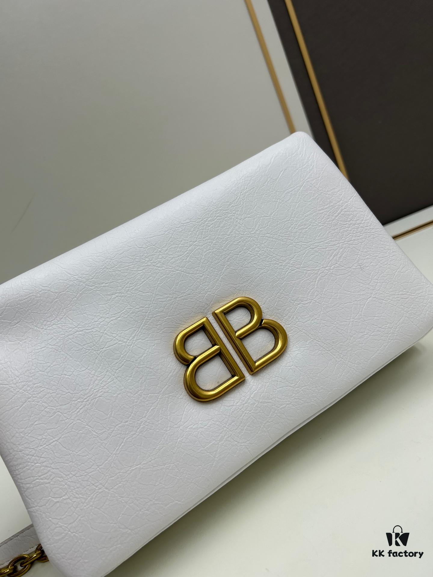 6930db6c6e68136f4d9b1b2f Balenciaga Monaco Puff Black and Silver Bag with Box